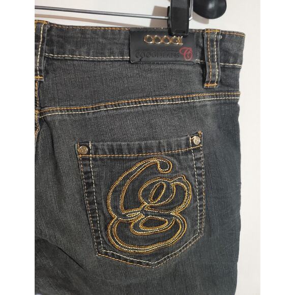 Coogi VTG Embroidered Logo Straight Leg Dark Wash Mid Rise Jeans Womens 11/12 - Picture 8 of 11
